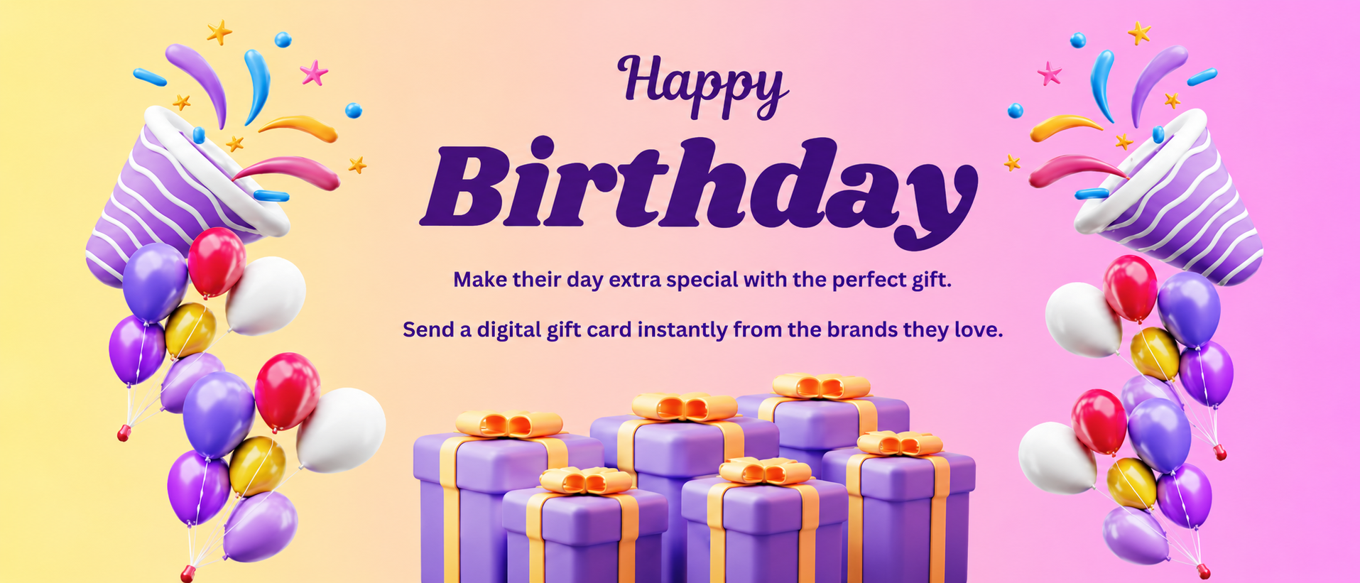 Happy Birthday gift cards